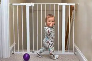 Adjustable 83cm Kids Safety Gate – Extendable To Fit Larger Spaces