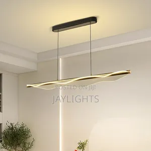 Creative Restaurant Light Ribbon Irregular Shape Chandelier