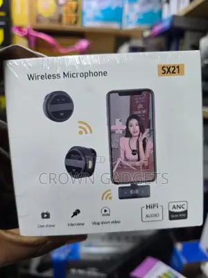 Sx21 Dual Wireless Lavalier Microphone for Video Recording