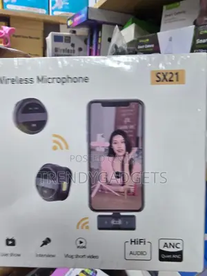 Sx21 2.4g Lavalier Mic For Smartphone, Camera Vlog