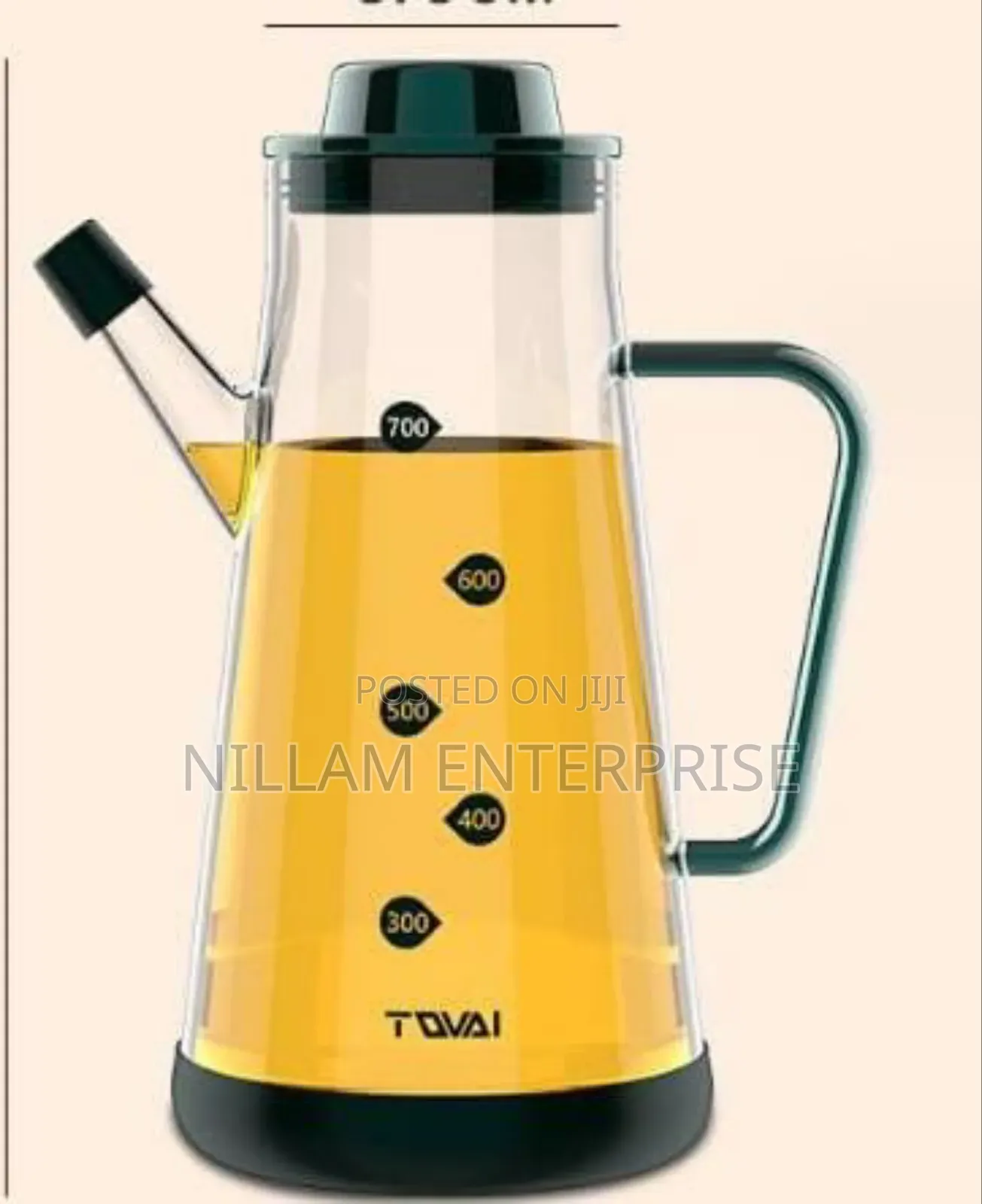 Glass Oil Jar