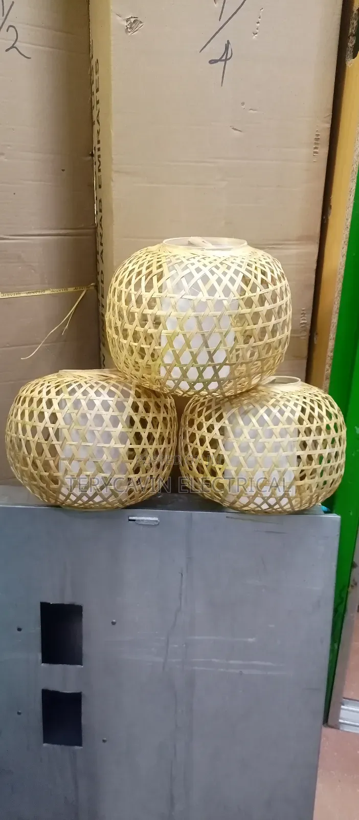 Small Round Bamboo Shades