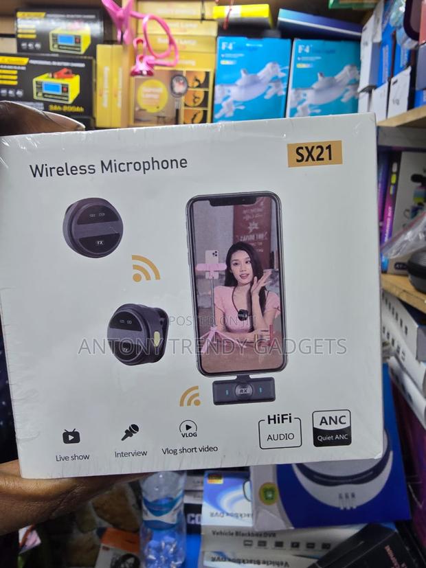 Sx21 Wireless Dual Mic System For Youtube & Tiktok Videos