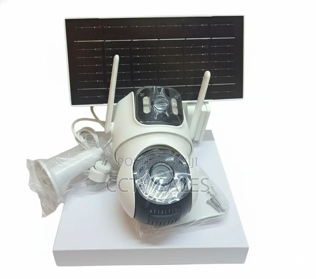PTZ Rotation Solar Powered 4g Camera With Full Color Night Vision