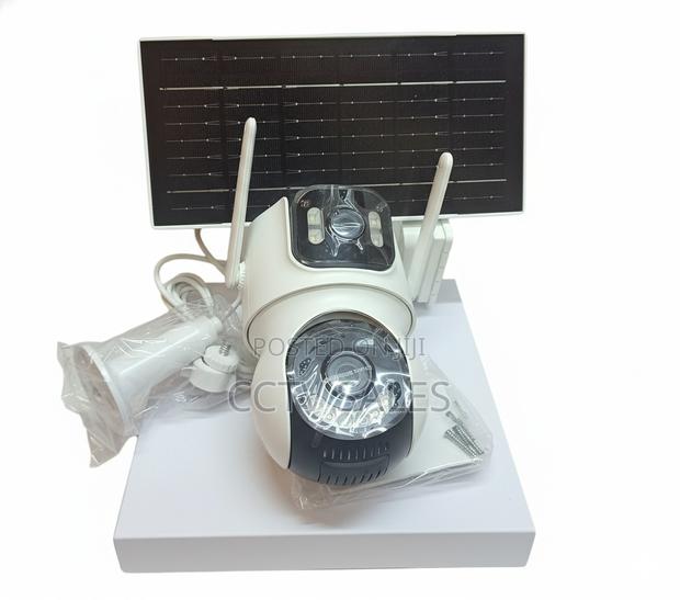 PTZ Rotation Solar Powered 4g Camera With Full Color Night Vision