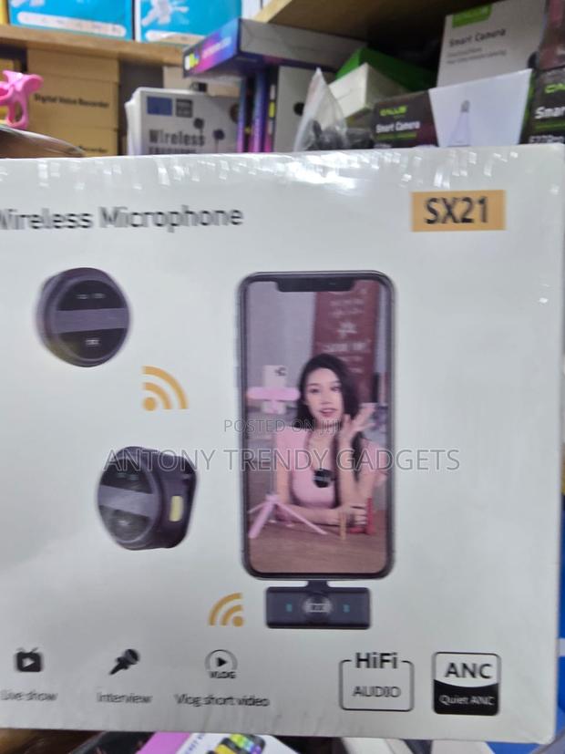 Sx21 Plug & Play Wireless Microphone With Noise Cancellation - main view