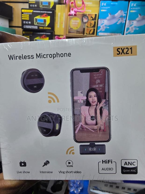 Sx21 Plug & Play Wireless Microphone With Noise Cancellation - thumbnail 2