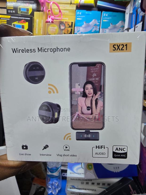Sx21 Dual Channel Wireless Microphone With Long Battery Life - main view