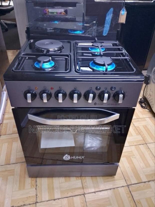 Nunix 60 By 60 Cooker With Electric Oven 3g+1e - main view