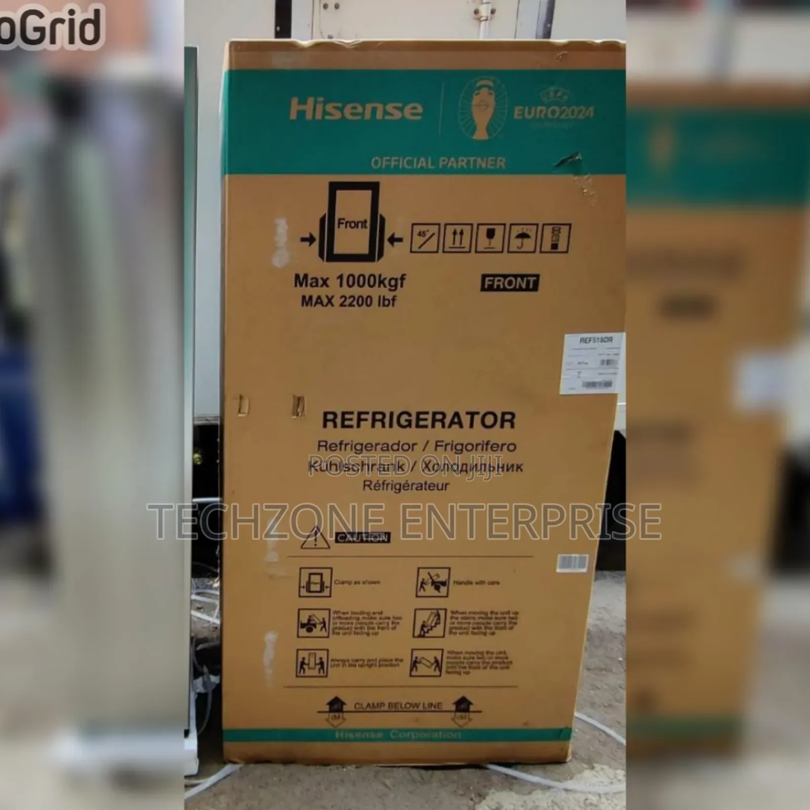 Hisense Side by Side Fridge 541 Litres Ref558dr Low Power Consumption,