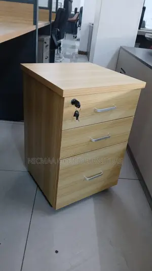 Mobile Wooden Drawer Cabinet