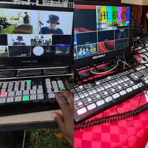 Viideo Switchers for Hire.Blackmajc Atem, Av Matrix, Yolobox Pro Etc