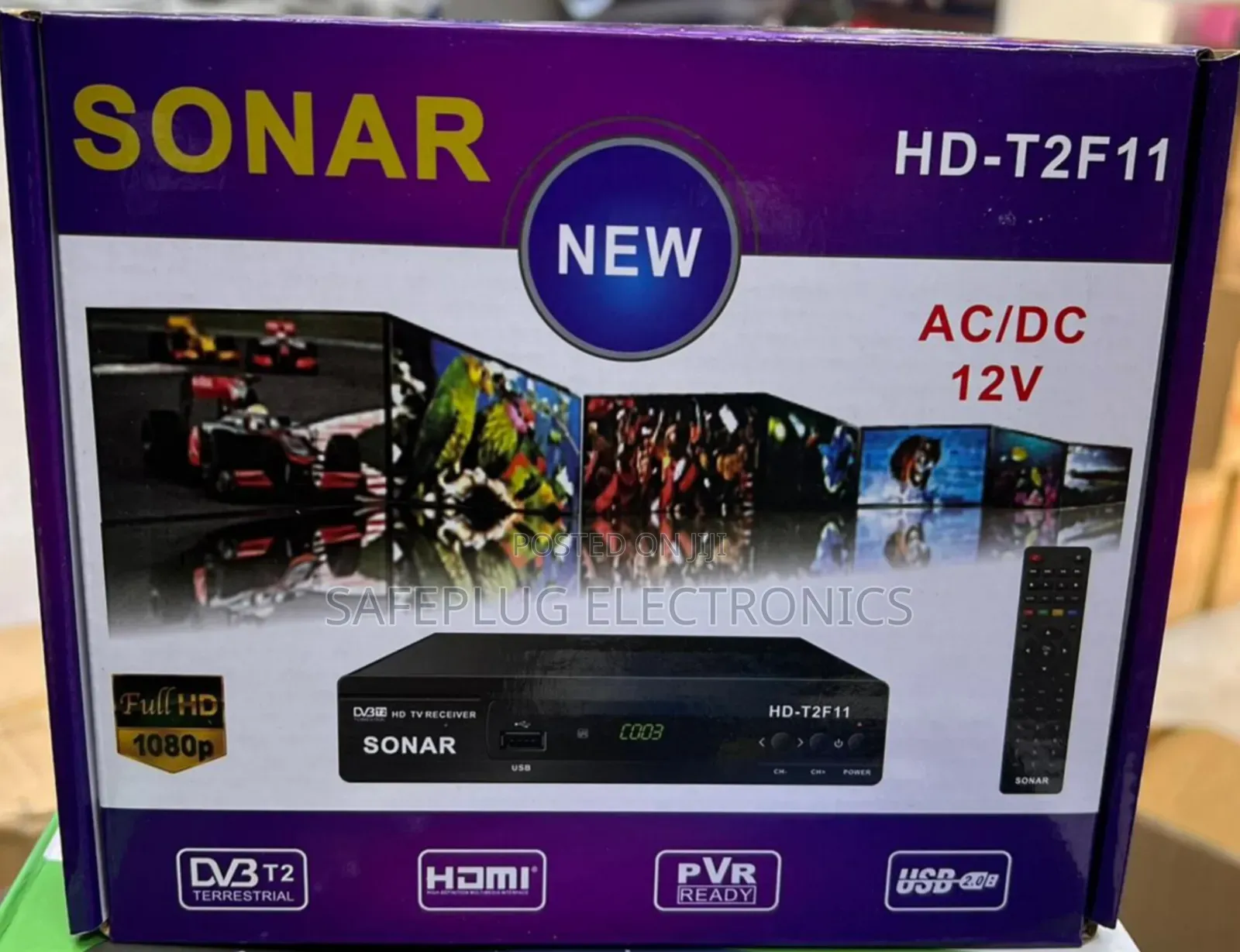 Free to Air Ac-Dc 12v Sonar Decoder- Fullhd