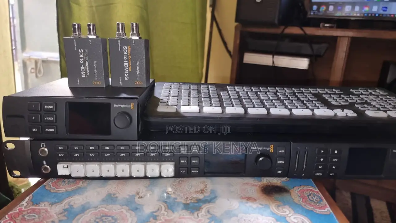 Viideo Switchers for Hire.Blackmajc Atem, Av Matrix, Yolobox Pro Etc