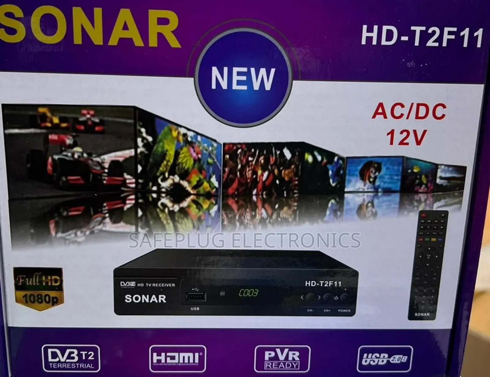 Free to Air Ac-Dc 12v Sonar Decoder- Fullhd