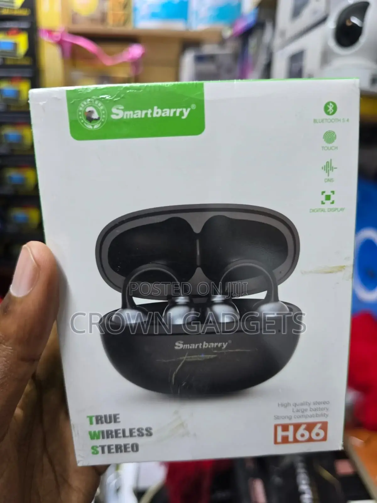Smartbarry H66 Bluetooth 5.4 TWS Earphones With Mic