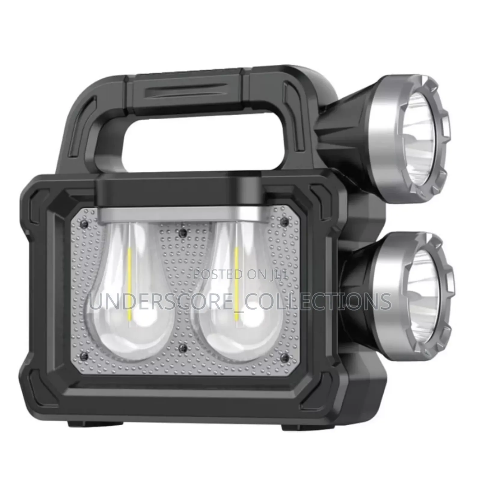 2 Bulbs and 2 Led Flashlight Multifunctional Indoor/ Outdoor Lamp