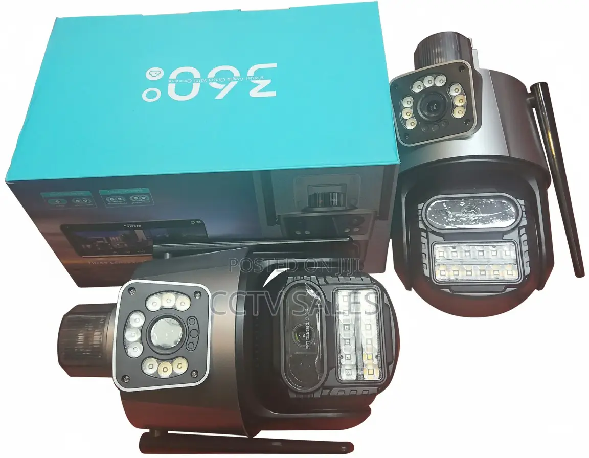 V380pro 6mp Wi-Fi Dual-Lens Pan Tilt Camera, Ranger Dual 6mp