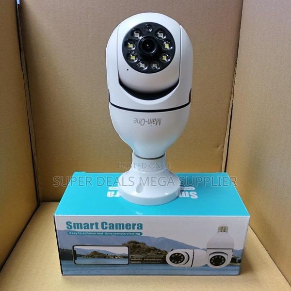 Smart 360 Degree PTZ Bulb Security Camera 1080p Hd With App Control