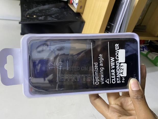 Fancyart Mirror Flip Case for Samsung Galaxy A21 Clear View - main view