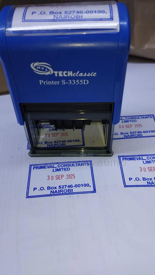 Self Inking Company Seal Stamp - thumbnail 3