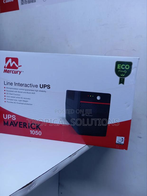 Mercury 1050va Line Interactive Ups 1.05va - thumbnail 3