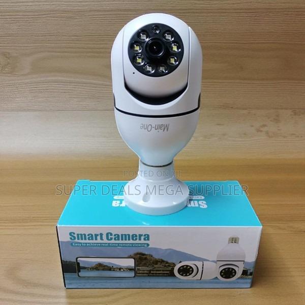 360° Rotating Wifi Bulb Camera 2mp Hd Night Vision and Human Detection