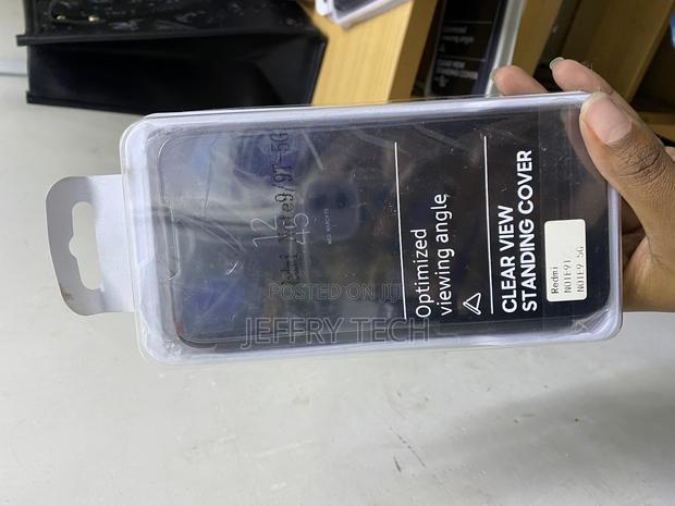 Liner Case for Xiaomi Redmi Note 9t 5g, Smart Flip Clear View Case - thumbnail 3