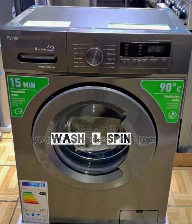 Syinix 8kg Washing Machine Front Load New Model (V8wmft)