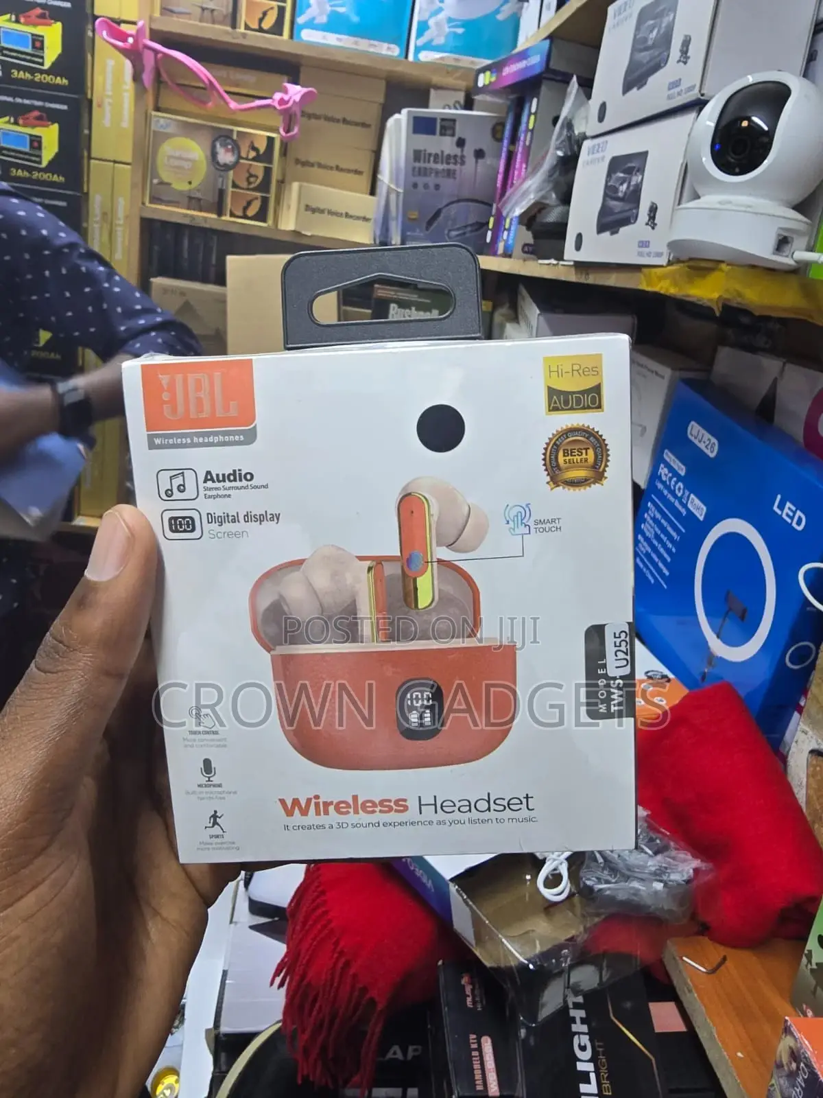 JBL TWS-U255 Earphones Hi-Fi Stereo Long Battery Life