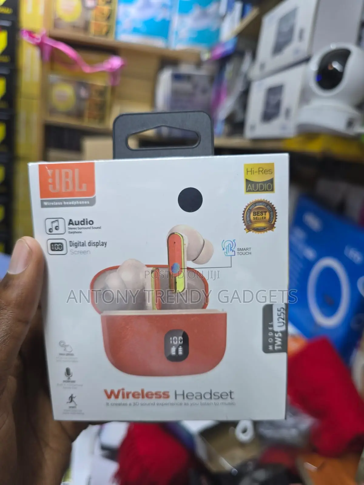 Jbl Tws-u255 Earbuds Touch Control Noise Reduction Mic