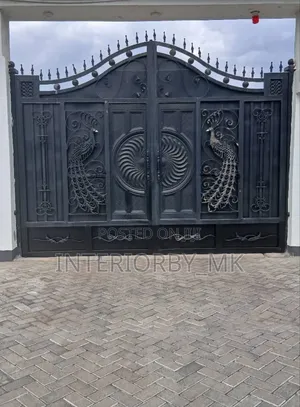 Kenyan Made Black Strong Swing Gate