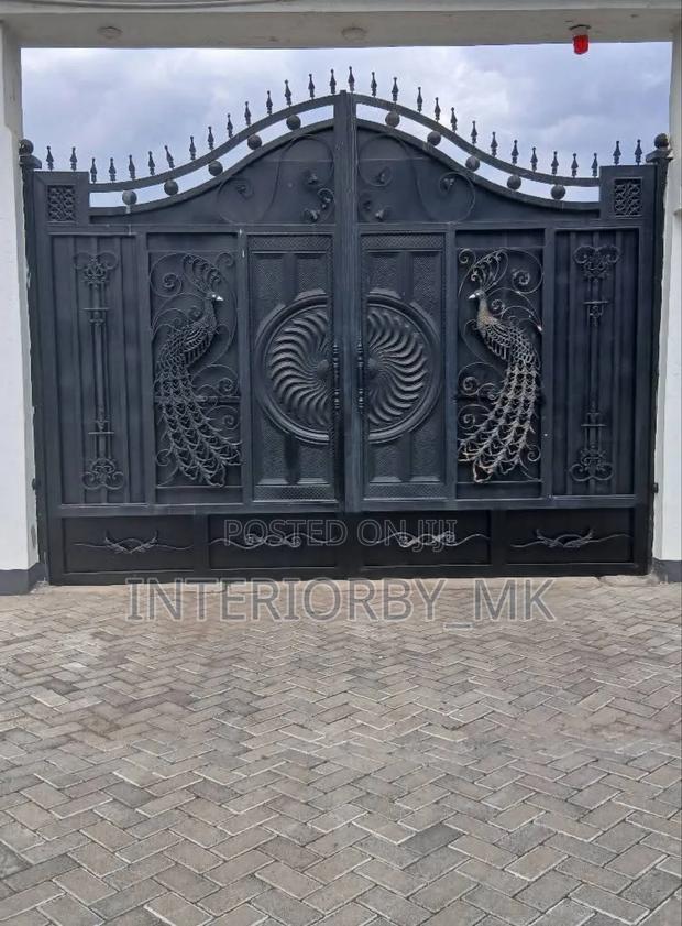 Kenyan Made Black Strong Swing Gate
