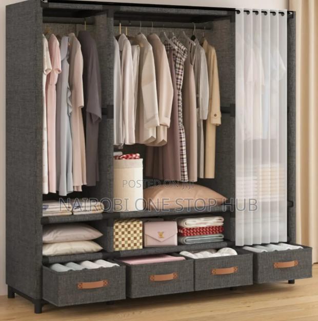 Lockable Heavy Duty Metallic Wardrobe