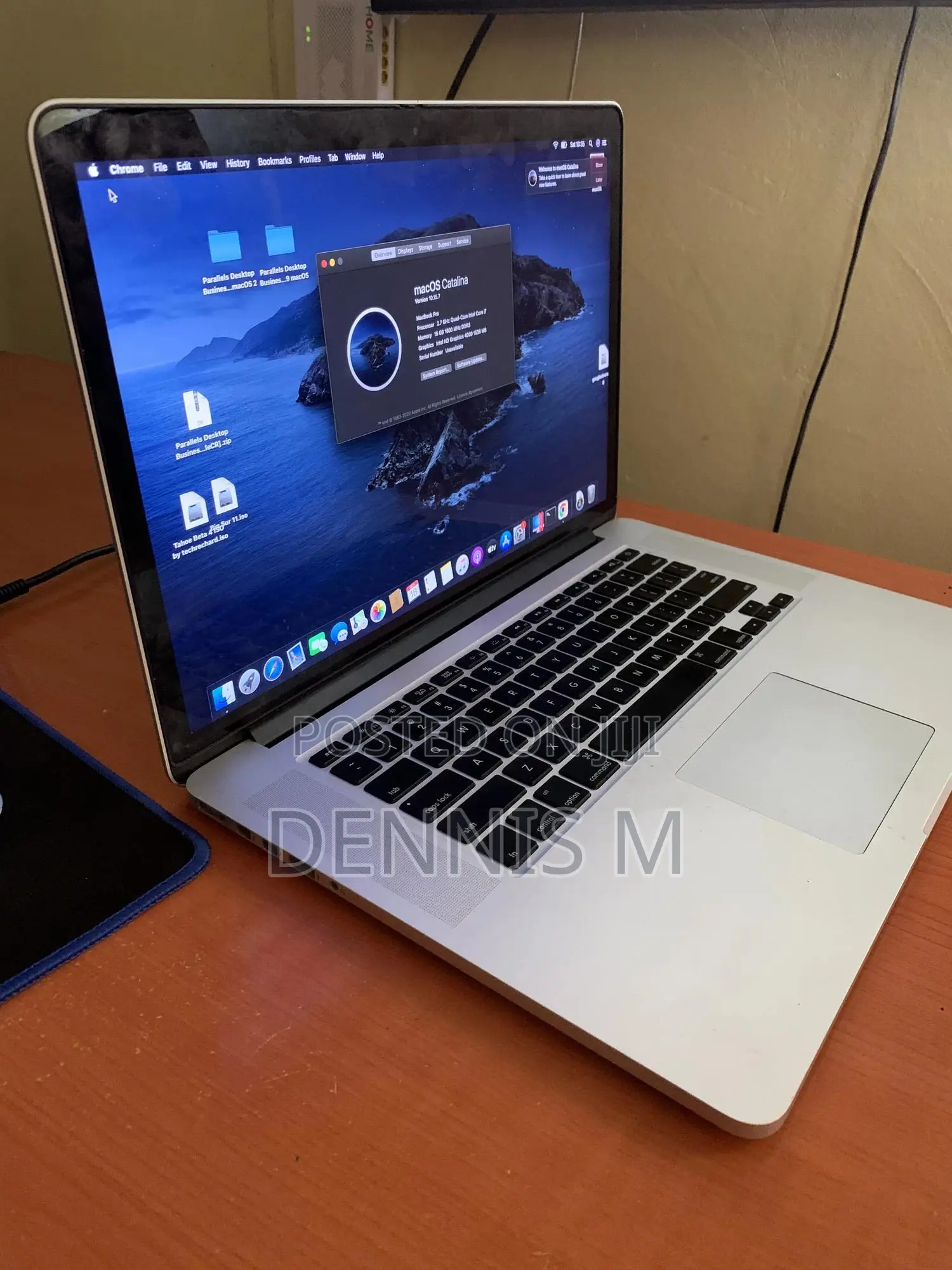 Laptop Apple MacBook Pro 2013 16GB Intel Core i7 SSD 512GB