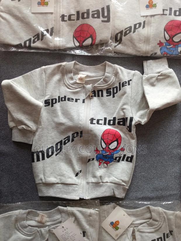 Kids Cotton Spiderman Sweater - thumbnail 2