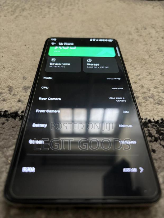 Infinix Note 30 Pro 256 GB Gold - thumbnail 3