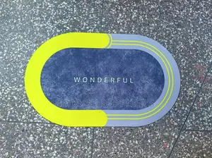 Super Absorbent Oval Rubber Mats