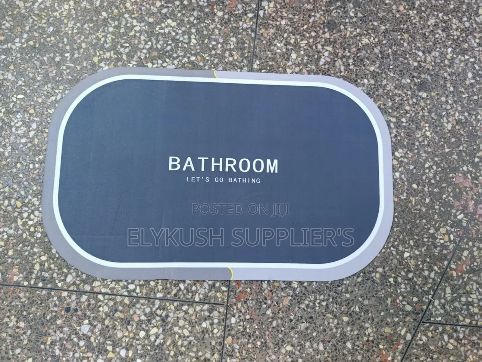 Super Absorbent Oval Rubber Mats