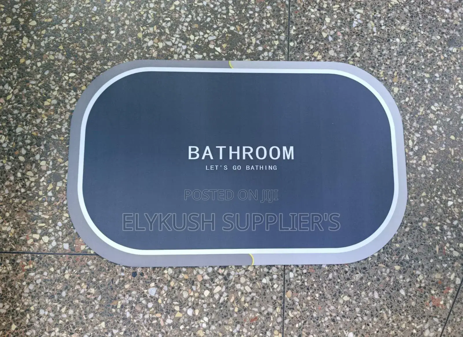 Super Absorbent Oval Rubber Mats