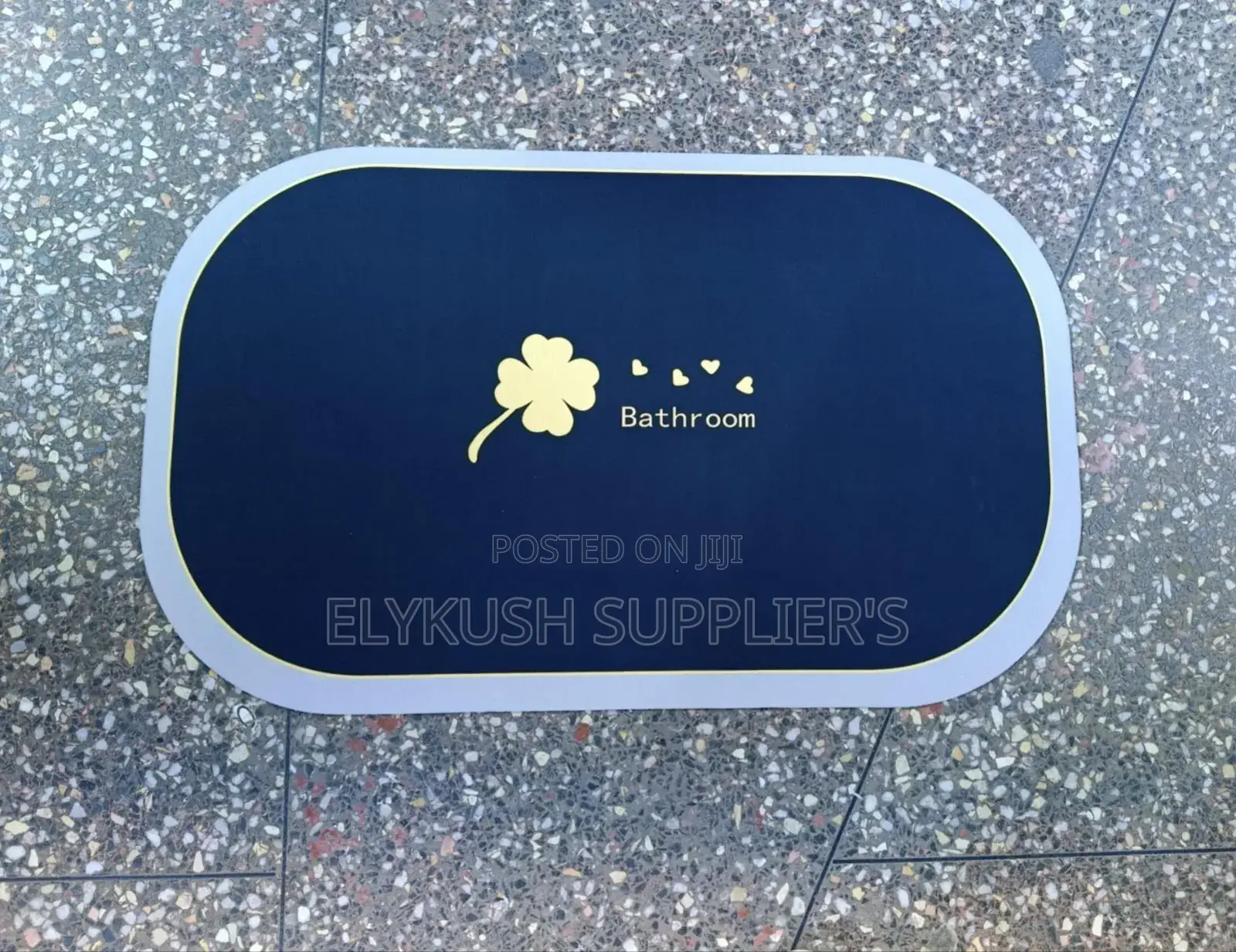 Super Absorbent Oval Rubber Mats