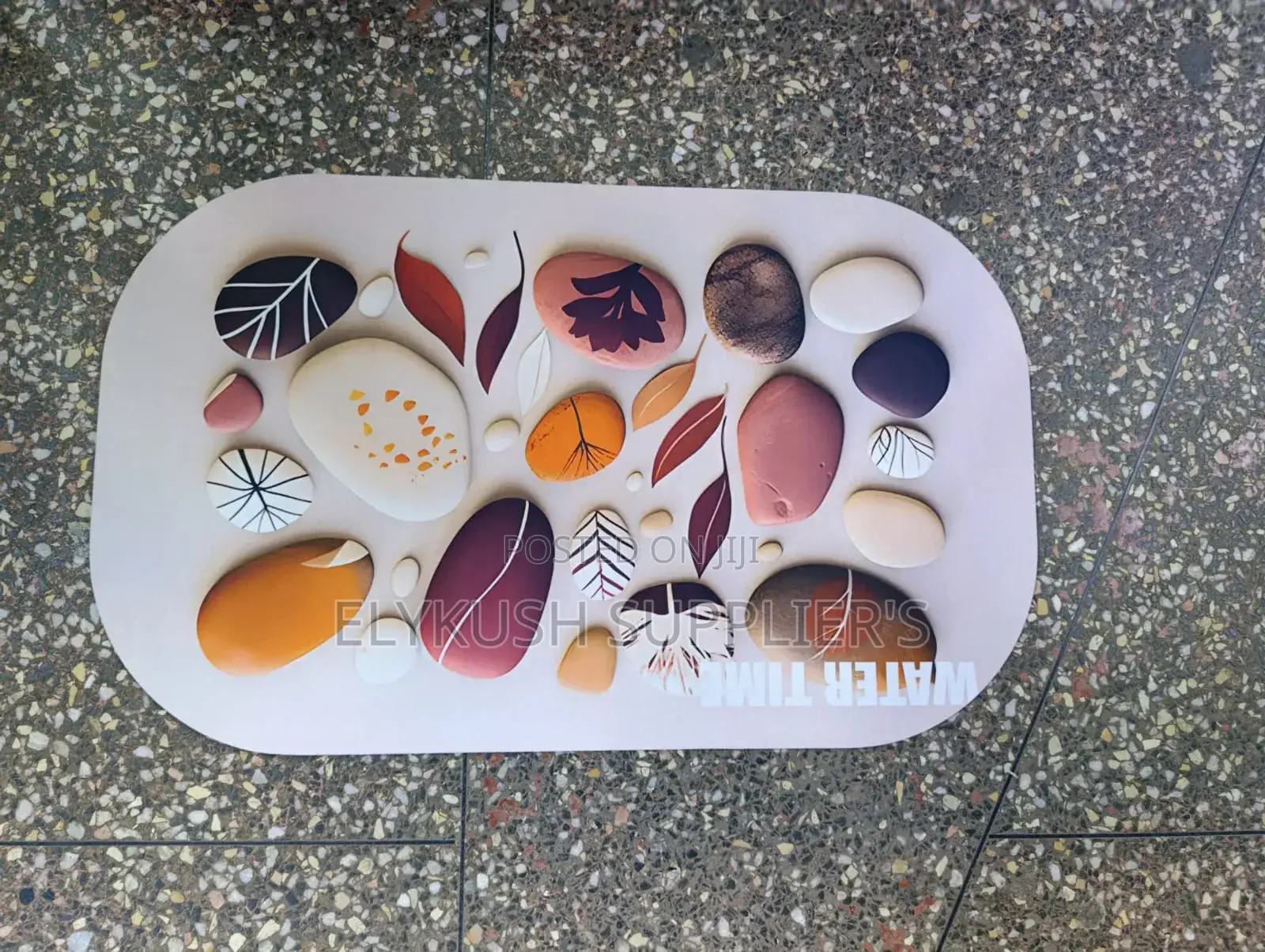 Super Absorbent Oval Rubber Mats