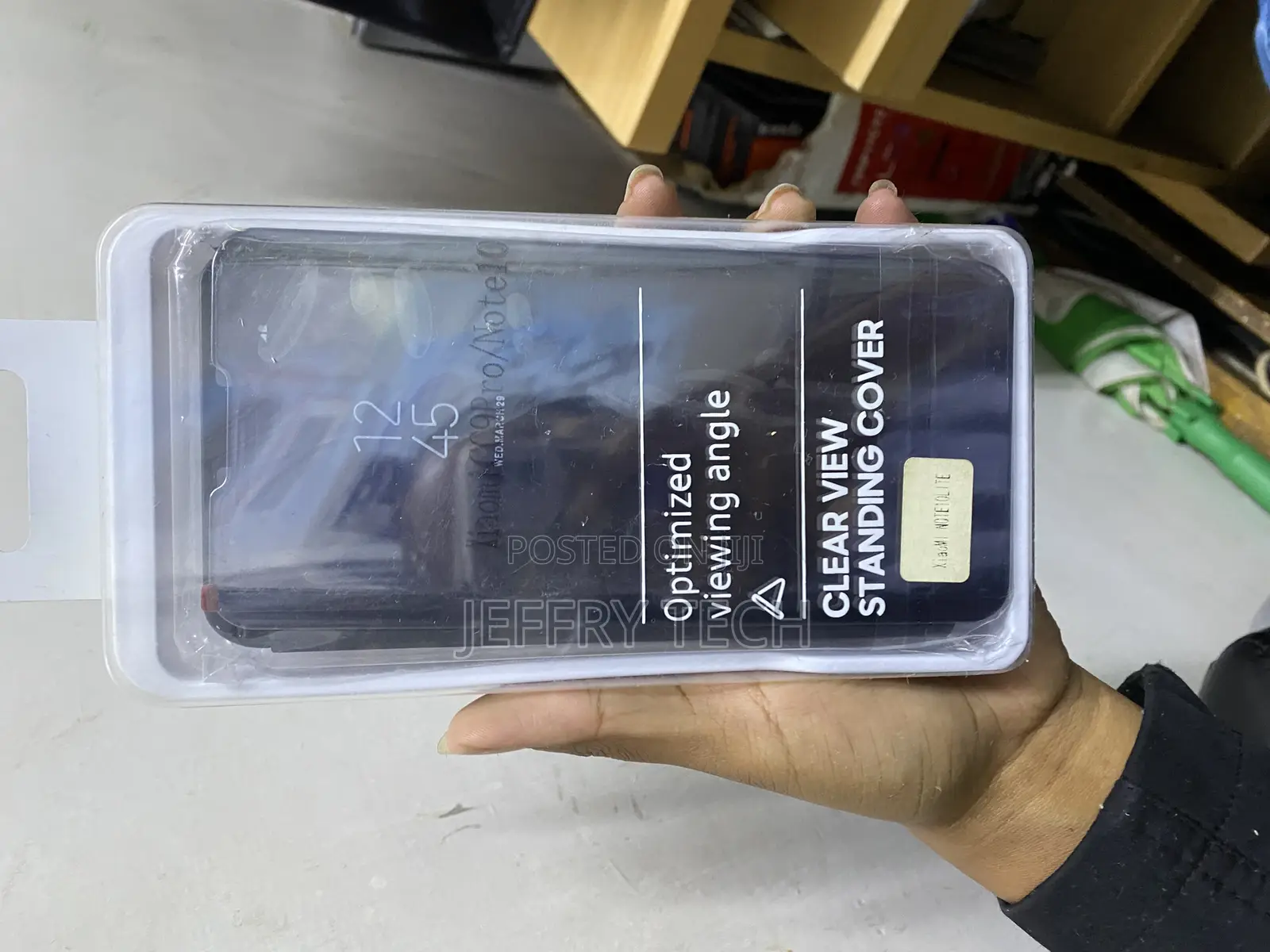 Mirhi Samsung Galaxy Note 10 Lite Clear View Flip Case