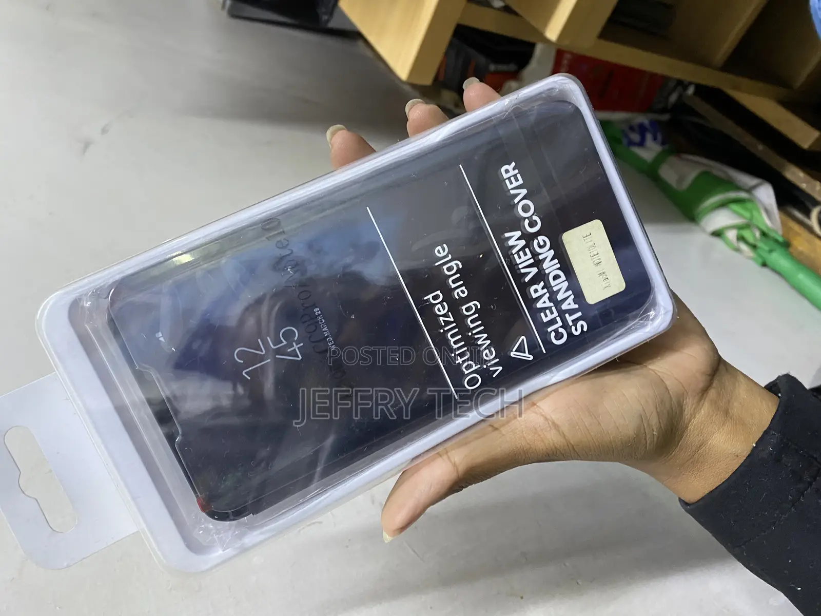 Mirhi Samsung Galaxy Note 10 Lite Clear View Flip Case