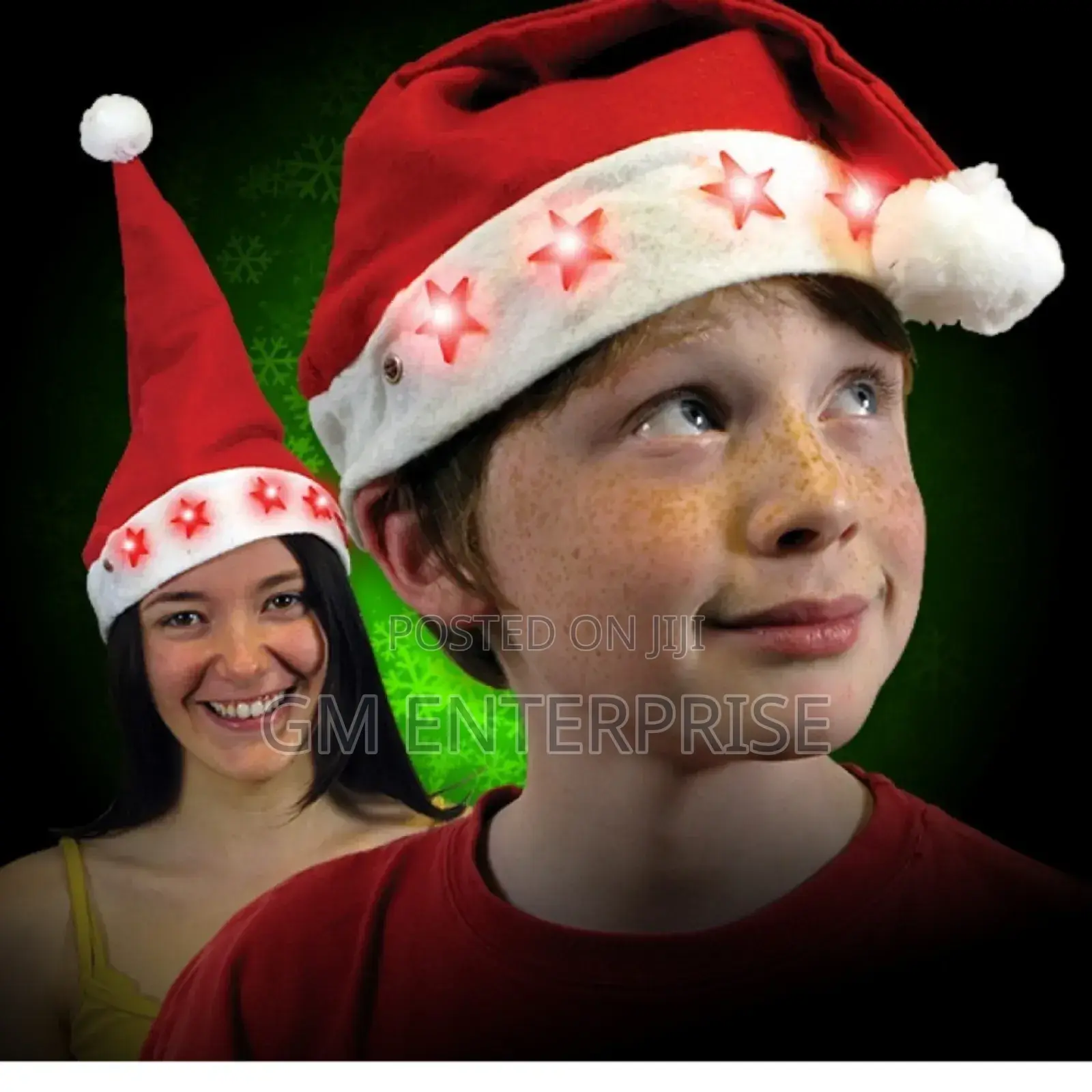 Christmas Kids Hat With Lights