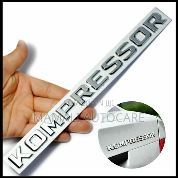 Kompressor Chrome Rear Boot Logo