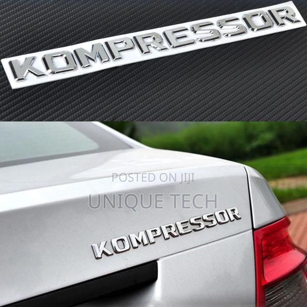 Kompressor Chrome Front /Rear Emblem Logo