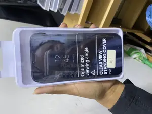 Navnika for Samsung Galaxy A01 Leather Case Clear View