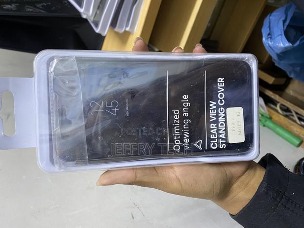 Fastship Clear View Samsung Galaxy S10 Lite Mirror Flip Leather Case - thumbnail 3