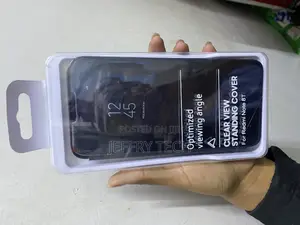 Ysnzaq Xiaomi Redmi Note 9 4g Clear View Flip Leather Cover